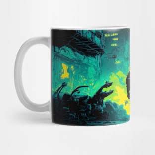 Retro-Futuristic Cyberpunk Rebels Mug